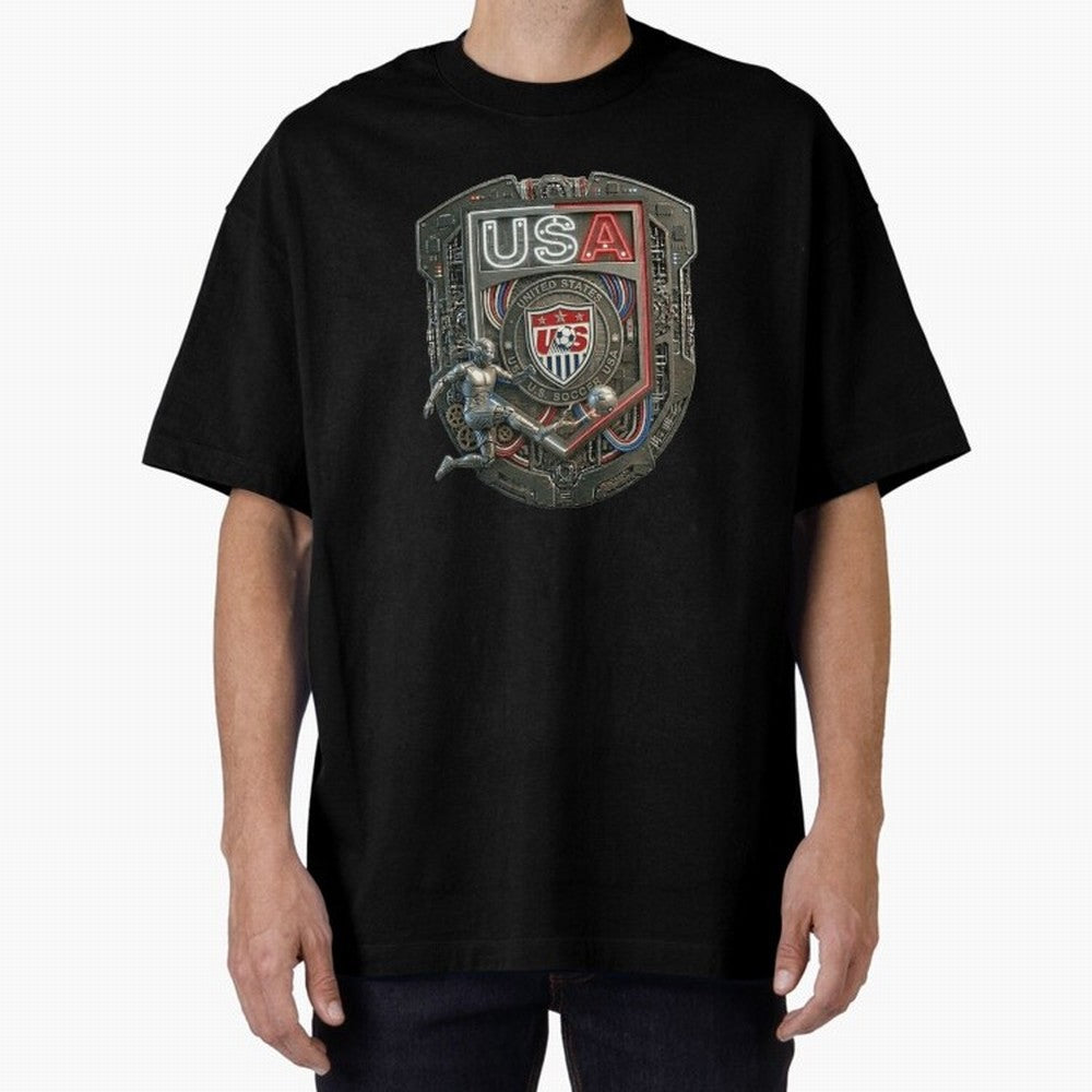 USA SOCCER SHIELD KICKING BALL Classic T-Shirt Bring Stadium Energy to the FIFA World Cup 2026 Journey through Cristiano Ronaldo, Haaland and CR7 Highlights, Brazil, Portugal and Argentina Pride, Game Day Rituals, Football Legends, Country Pride