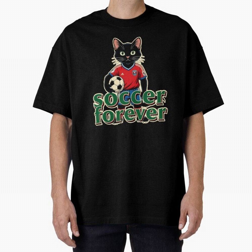 Soccer Forever Retro Cat Classic T-Shirt Celebrate the Next Chapter of Match Day Hype around FIFA World Cup 2026, Cristiano Ronaldo, Haaland and CR7, Portugal, Championship Spirit, Famous Goals, Roaring Crowds and International Football Unity;