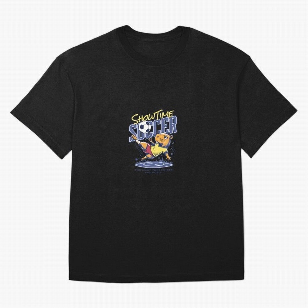 Capybara Soccer Showdown - Showtime World Cup Classic T-Shirt Relive the Noise and Pride of the FIFA World Cup 2026 Journey through Messi, Neymar and Mbappe Highlights, England, France and Netherlands Pride, Vintage Soccer Flavor, Modern Football