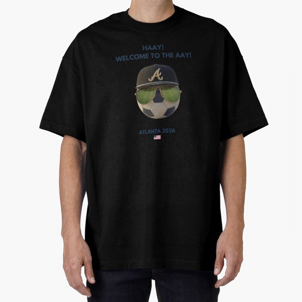 WC26 Hosting City: Atlanta | Fun and Smart Soccer Fan Gear Classic T-Shirt Make Game Day About FIFA World Cup 2026 for Fans of Cristiano Ronaldo, Haaland and CR7 and France and Portugal, Bringing Sports Nostalgia, International Competition, Famous