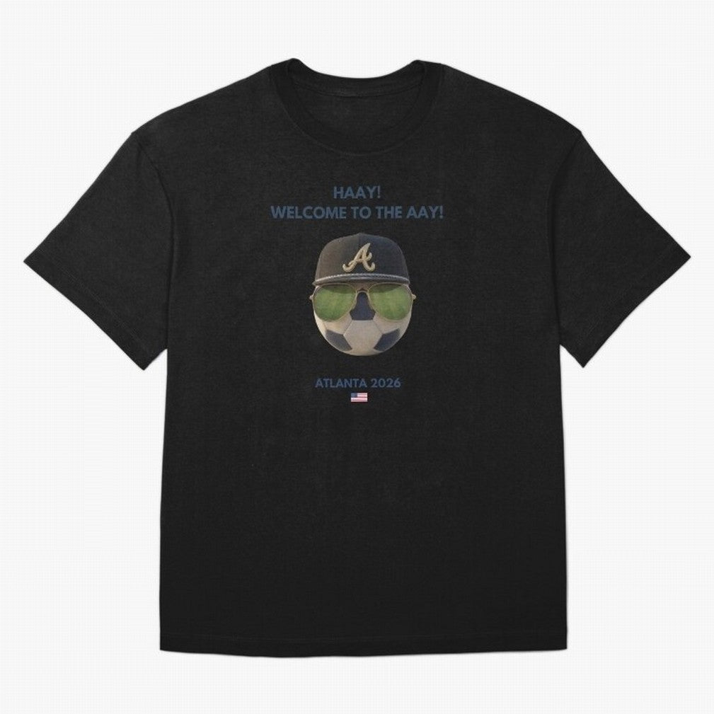 WC26 Hosting City: Atlanta | Fun and Smart Soccer Fan Gear Classic T-Shirt Make Game Day About FIFA World Cup 2026 for Fans of Cristiano Ronaldo, Haaland and CR7 and France and Portugal, Bringing Sports Nostalgia, International Competition, Famous