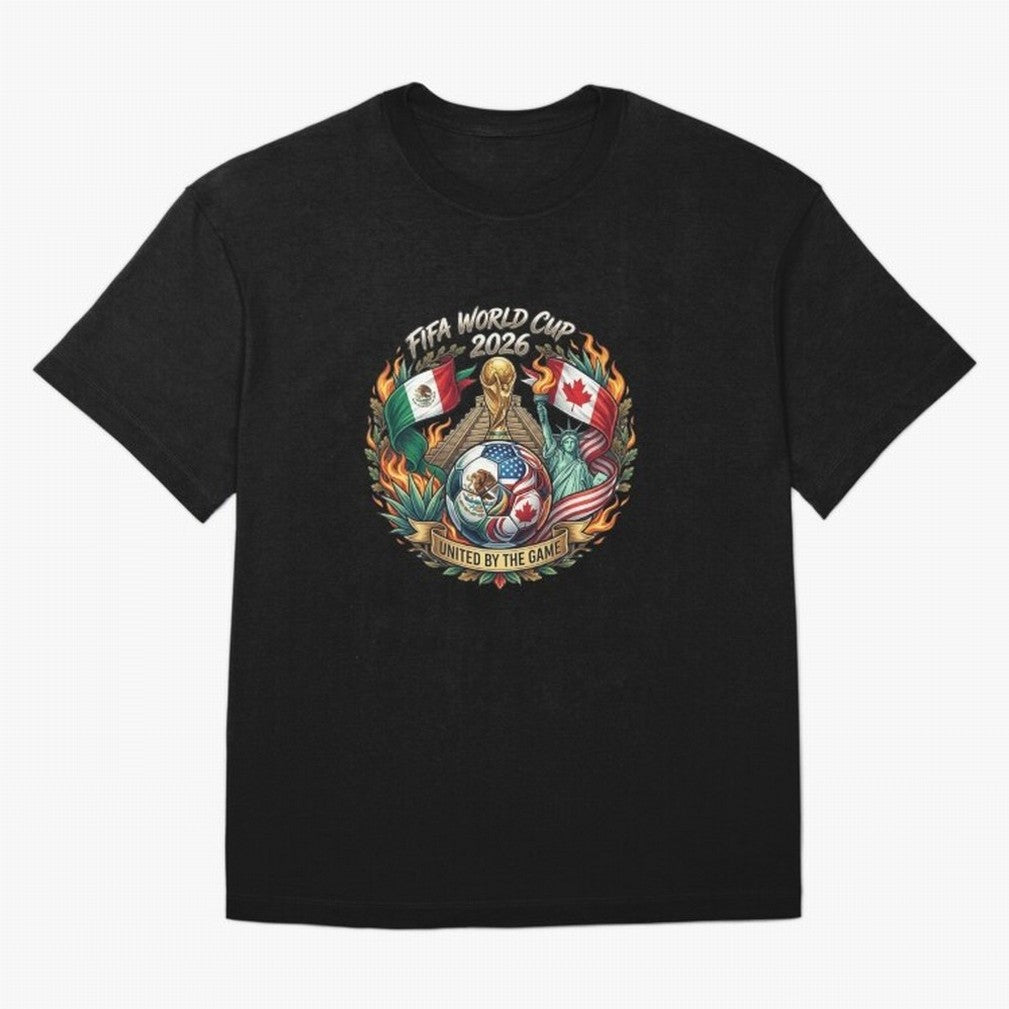 United By The Game 2026 Art Classic T-Shirt Carry the Colors and Pride of FIFA World Cup 2026 Group Stage for Fans of CR7 and Messi and Germany, Bringing Worldwide Fan Energy, Dramatic Goals, Stadium Lights and Championship Celebrations; Perfect