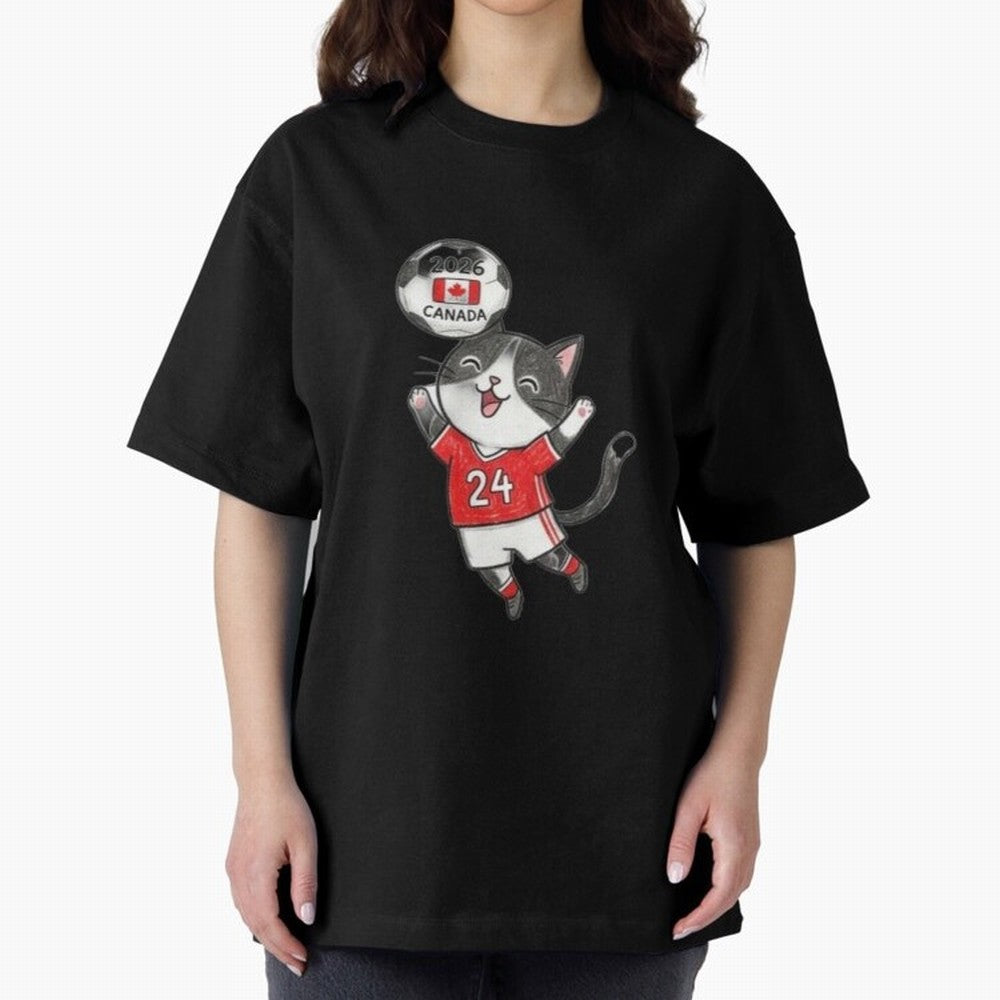 Canada Soccer Cat #24 - 2026 World Cup Celebration Classic T-Shirt Spotlight FIFA World Cup 2026 Group Stage with Haaland, Netherlands Energy, Retro Football Energy, Iconic Rivalries, Trophy Chase Drama and Stadium Atmosphere; Built for Supporters