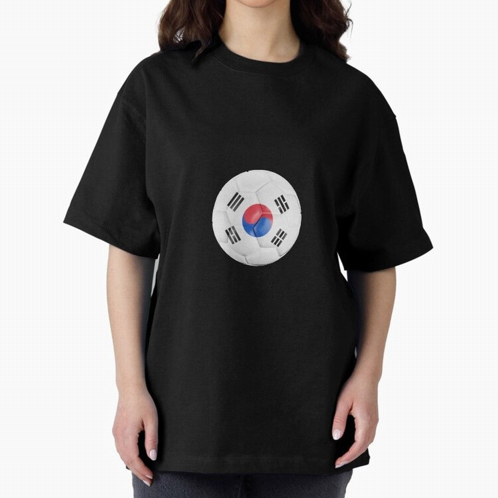 South Korea Classic T-Shirt Share the Excitement of Global Football Passion for FIFA World Cup 2026 Group Stage, Built around Messi and Cristiano Ronaldo, France and Portugal, Vintage Soccer Flavor, Modern Football Stars, National Flags and Final