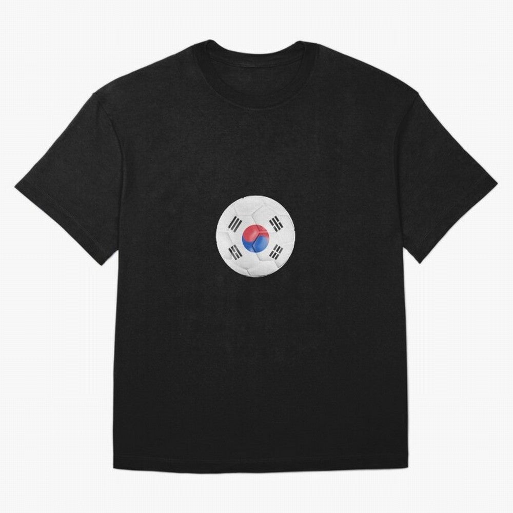South Korea Classic T-Shirt Share the Excitement of Global Football Passion for FIFA World Cup 2026 Group Stage, Built around Messi and Cristiano Ronaldo, France and Portugal, Vintage Soccer Flavor, Modern Football Stars, National Flags and Final