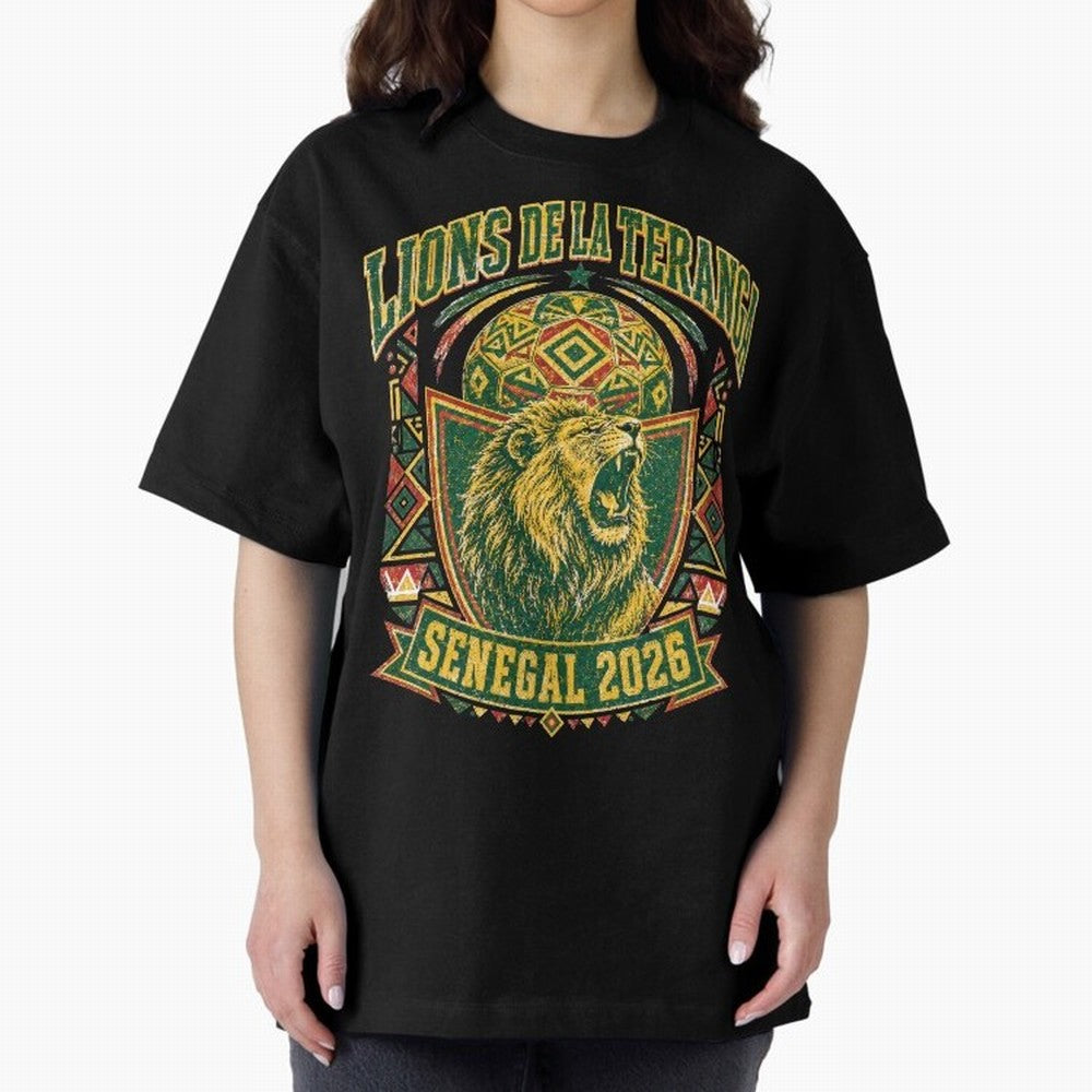 Lions De La Teranga Senegal 2026 World Cup Soccer T-Shirt Classic T-Shirt Spotlight Global Football Passion for FIFA World Cup 2026 Group Stage, Featuring Cristiano Ronaldo, Haaland and CR7, Brazil, Tournament Hype, Historic Matchups, Family