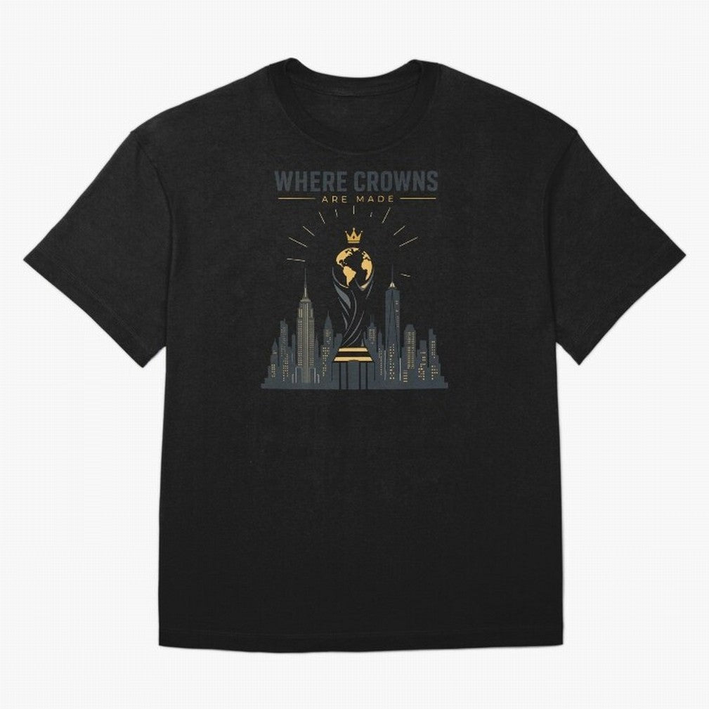 Where Crowns Are Made Classic T-Shirt Show Support during Match Day Hype around FIFA World Cup 2026 USA Canada Mexico, Cristiano Ronaldo, Haaland and CR7, Brazil, Portugal and Argentina, Championship Spirit, Famous Goals, Roaring Crowds and