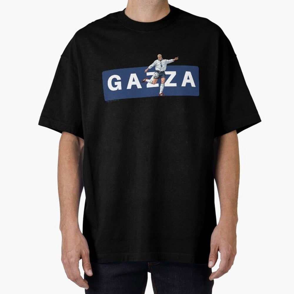 Gazza England Retro T-shirt Classic T-Shirt Show Match Day Excitement for FIFA World Cup 2026 Group Stage Spirit, Centered on Brazil, CR7, Fan Favorite Moments, National Team Passion, Big Match Drama and Soccer History; Great for Supporters Who