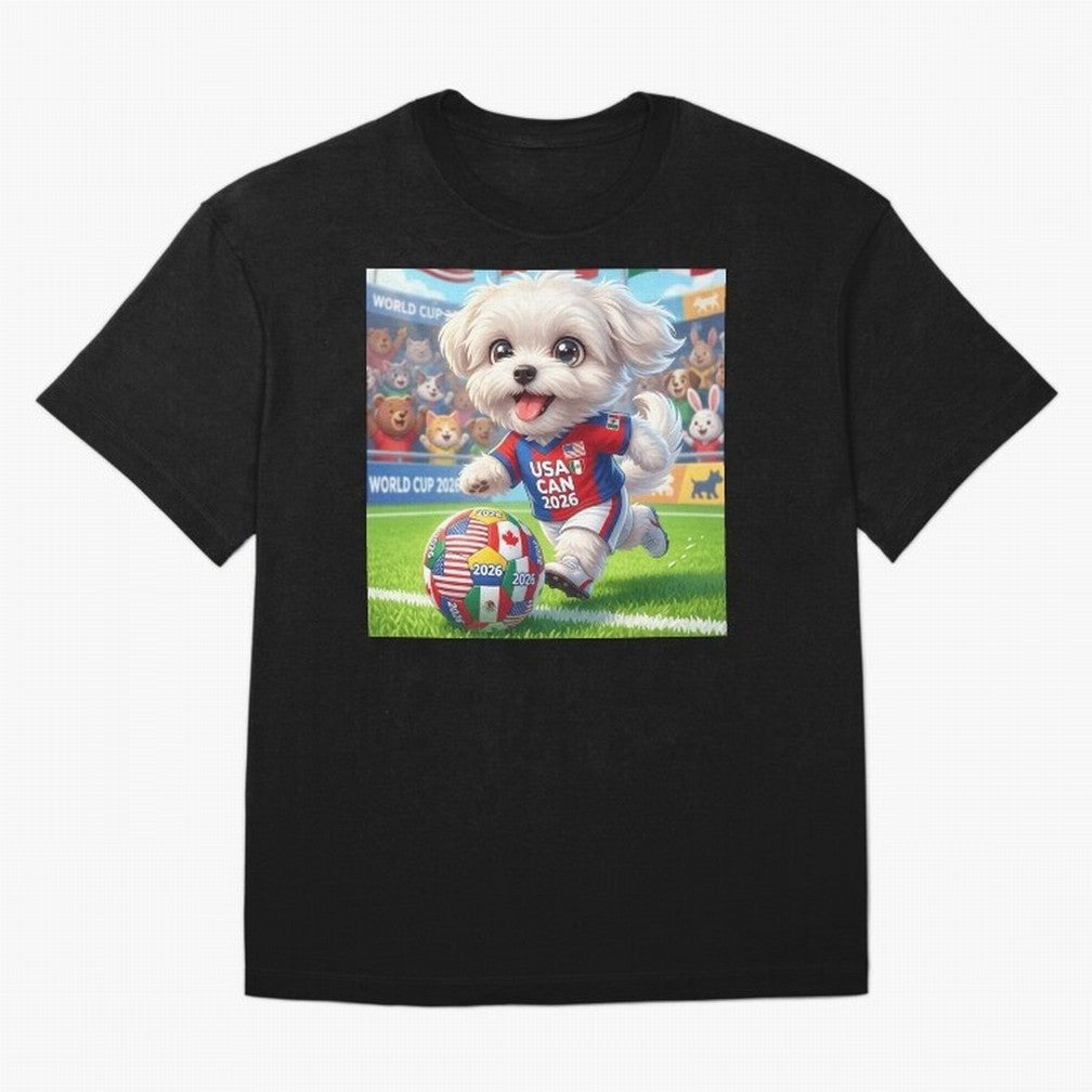 Cute Maltese Soccer Star - FIFA 2026 World Cup Edition Classic T-Shirt Relive FIFA World Cup 2026 USA Canada Mexico with CR7, Brazil, Portugal and Argentina Energy, Supporter Pride, Iconic Celebrations, Legendary Names and Global Match Day Energy;