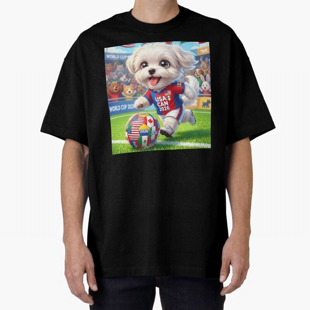 Cute Maltese Soccer Star - FIFA 2026 World Cup Edition Classic T-Shirt Relive FIFA World Cup 2026 USA Canada Mexico with CR7, Brazil, Portugal and Argentina Energy, Supporter Pride, Iconic Celebrations, Legendary Names and Global Match Day Energy;