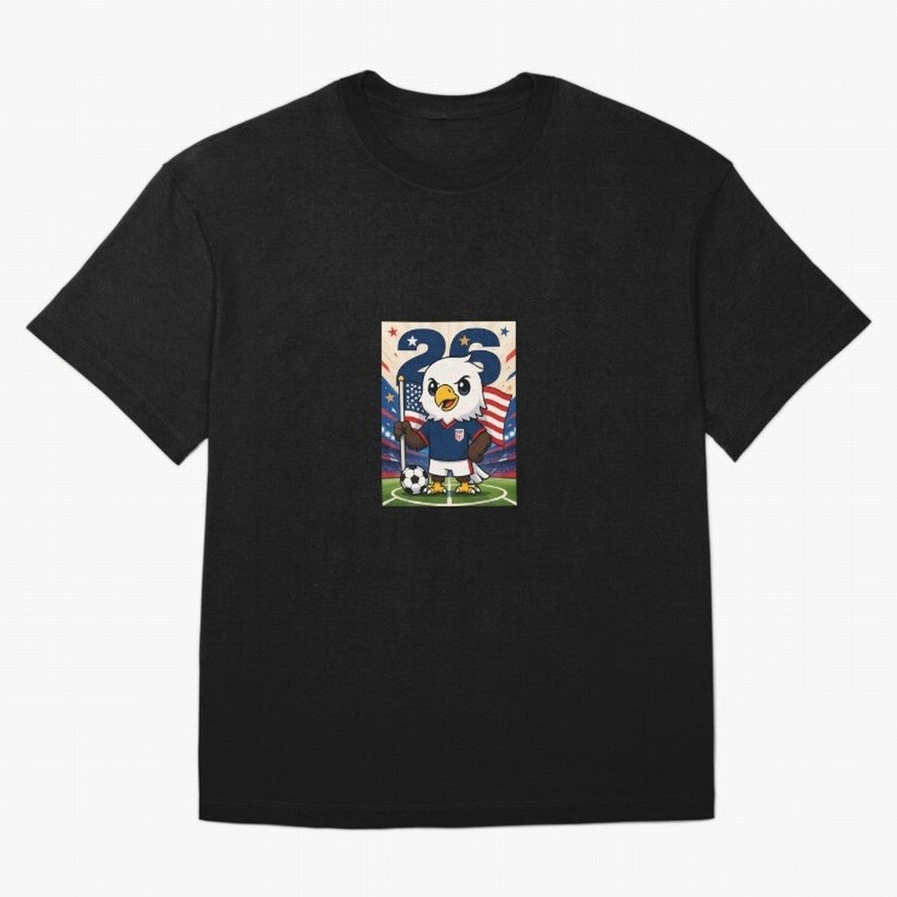 Patriotic Eagle Soccer USA Mascot Classic T-Shirt Follow the Road to FIFA World Cup 2026 USA Canada Mexico Spirit, Celebrating Portugal, Cristiano Ronaldo, Haaland and CR7, Classic Soccer Heritage, Championship Pressure, Fan Loyalty and
