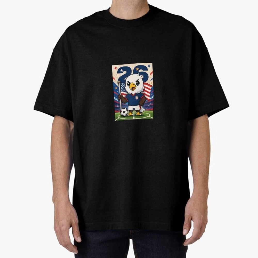 Patriotic Eagle Soccer USA Mascot Classic T-Shirt Follow the Road to FIFA World Cup 2026 USA Canada Mexico Spirit, Celebrating Portugal, Cristiano Ronaldo, Haaland and CR7, Classic Soccer Heritage, Championship Pressure, Fan Loyalty and