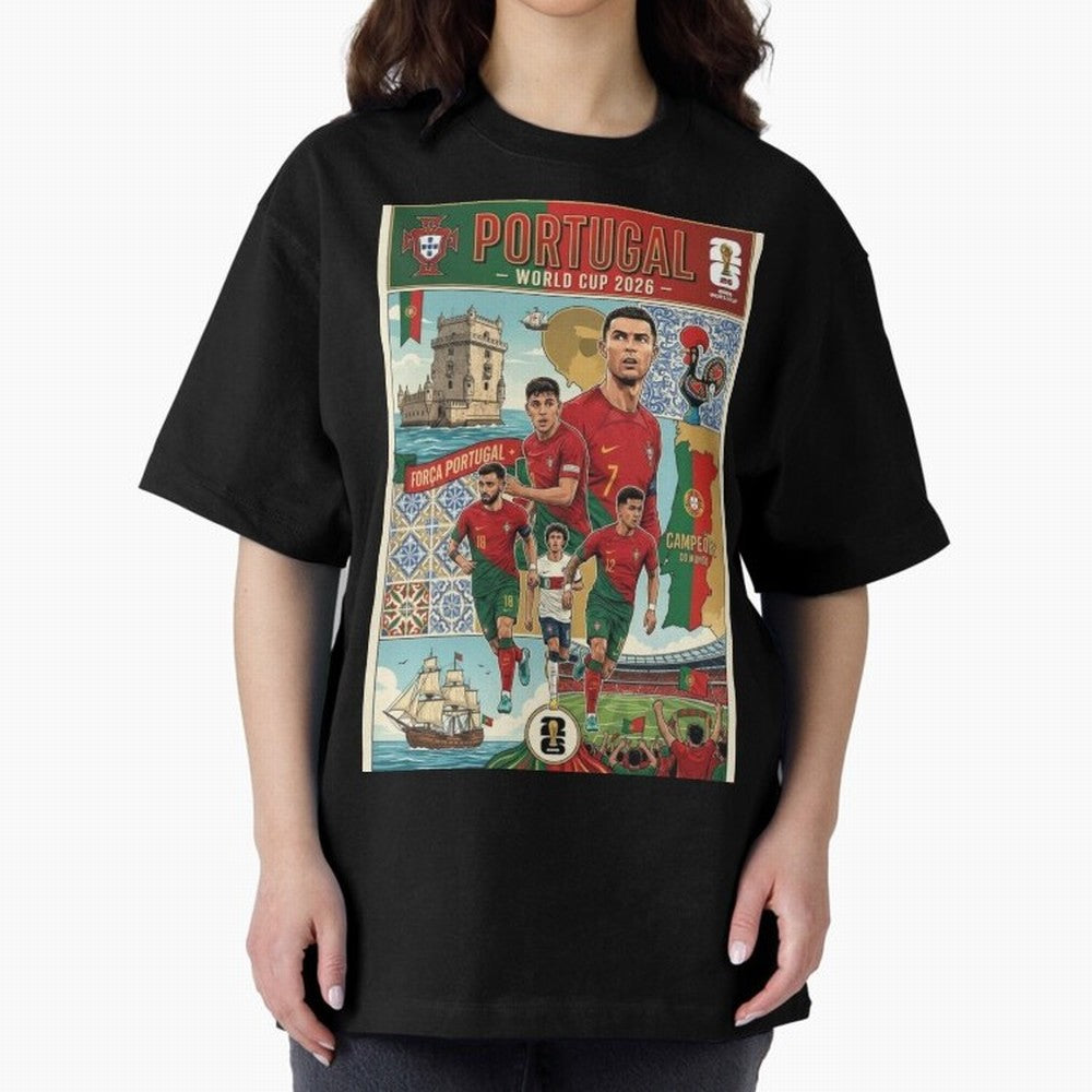 Portugal 2026 ¨C In Search of Glory Classic T-Shirt Celebrate Supporters United by FIFA World Cup 2026 Group Stage Spirit, Featuring Germany, Cristiano Ronaldo, Goal Celebration Energy, Supporter Heritage, Football Icons and Worldwide Tournament