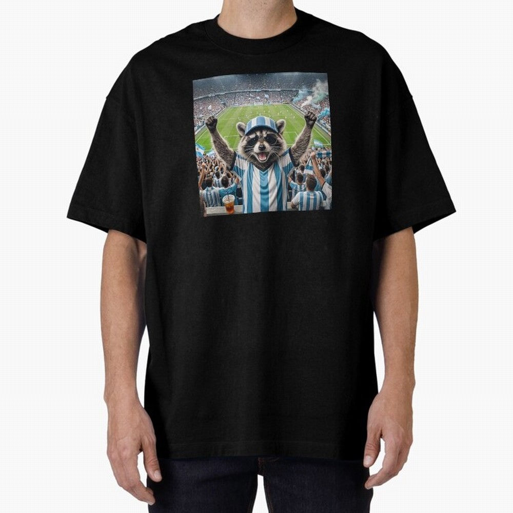Funny Raccoon Soccer Fan World Cup 2026 Argentina Classic T-Shirt Follow Every Goal of FIFA World Cup 2026 Group Stage Spirit, Driven by England, France and Netherlands, Haaland, Sports Nostalgia, International Competition, Famous Players and