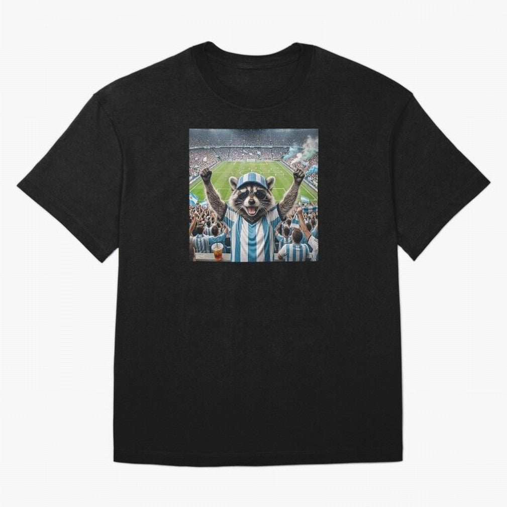 Funny Raccoon Soccer Fan World Cup 2026 Argentina Classic T-Shirt Follow Every Goal of FIFA World Cup 2026 Group Stage Spirit, Driven by England, France and Netherlands, Haaland, Sports Nostalgia, International Competition, Famous Players and