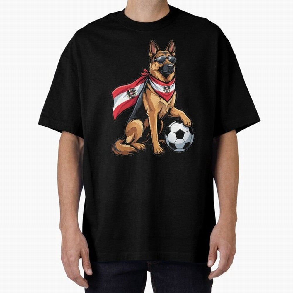 Austrian football dog Classic T-Shirt Represent Fans Who Live for the FIFA World Cup 2026 Journey through Cristiano Ronaldo, Haaland and CR7 Highlights, England, France and Netherlands Pride, Goal Celebration Energy, Supporter Heritage, Football