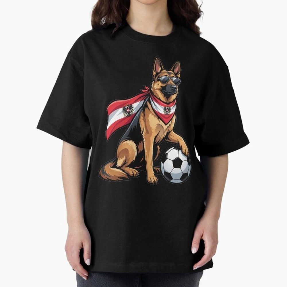Austrian football dog Classic T-Shirt Represent Fans Who Live for the FIFA World Cup 2026 Journey through Cristiano Ronaldo, Haaland and CR7 Highlights, England, France and Netherlands Pride, Goal Celebration Energy, Supporter Heritage, Football