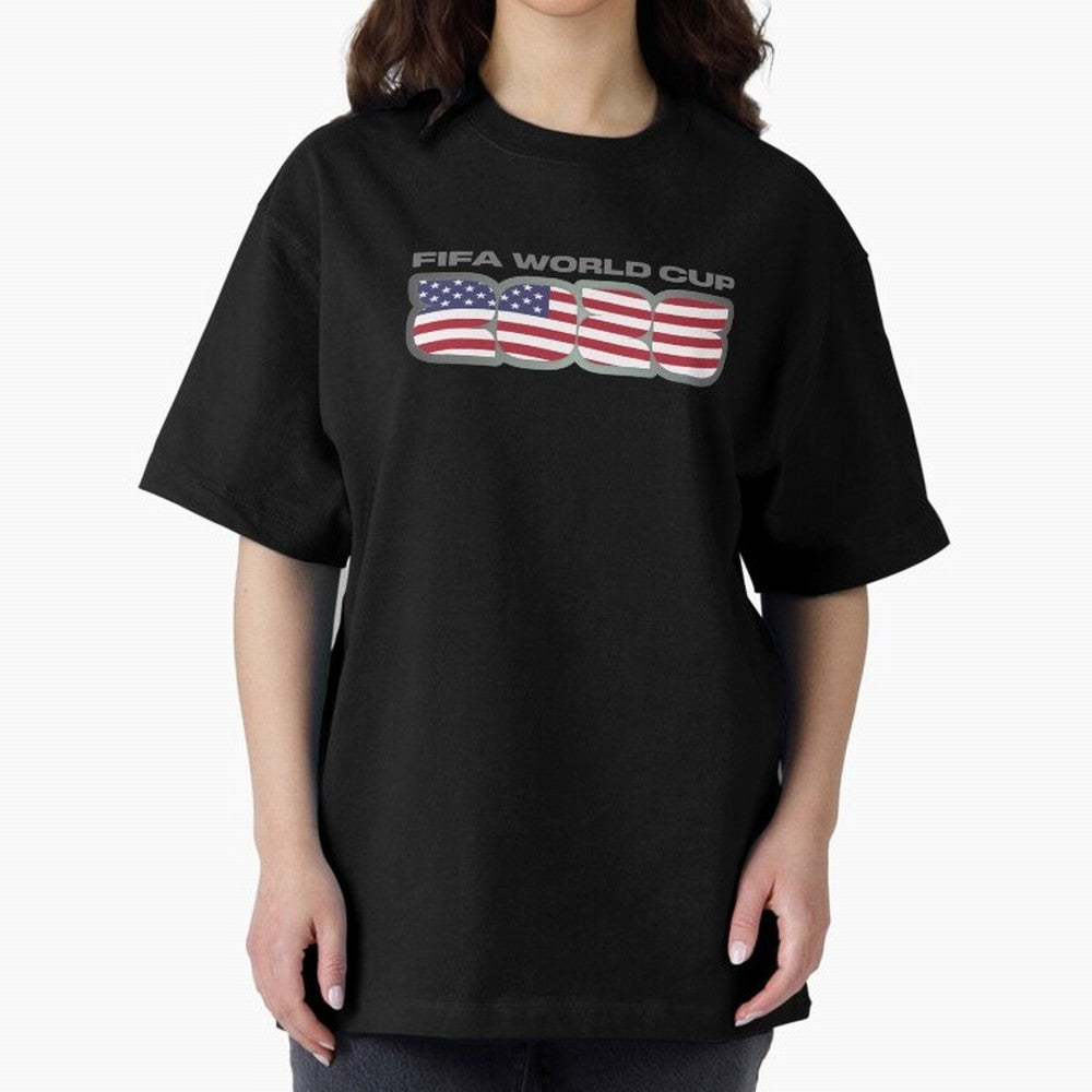 USA 2026 Stars Stripes and Soccer Football Fan Classic T-Shirt Remember Global Football Passion for FIFA World Cup 2026 USA Canada Mexico, Driven by Mbappe and Neymar, Spain, Vintage Soccer Flavor, Modern Football Stars, National Flags and Final