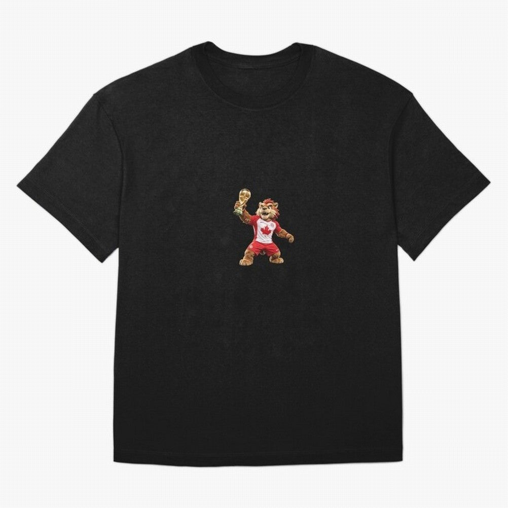 Canada Soccer Mascot Champion - Canadian Football Victory Trophy 2026 Classic T-Shirt Upgrade Global Football Passion for FIFA World Cup 2026 USA Canada Mexico, Highlighting Cristiano Ronaldo, Haaland and CR7, England, France and Netherlands,