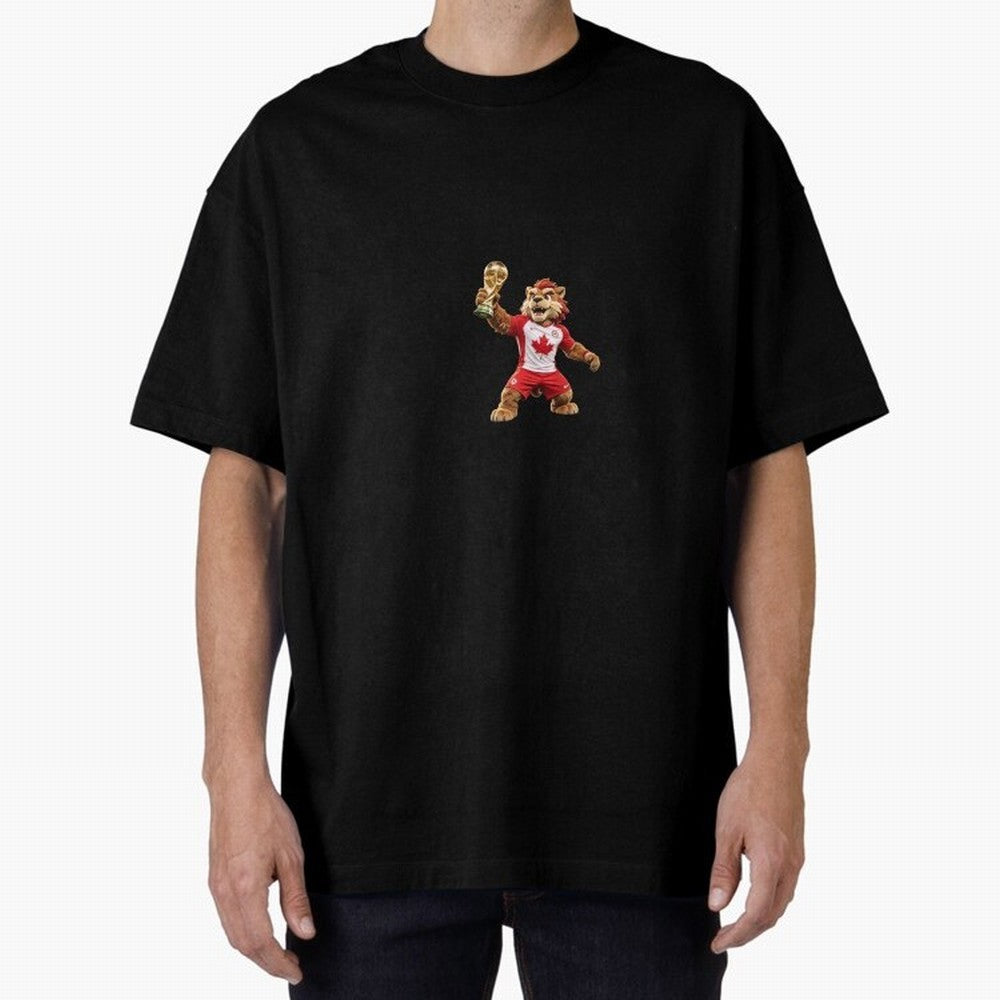 Canada Soccer Mascot Champion - Canadian Football Victory Trophy 2026 Classic T-Shirt Upgrade Global Football Passion for FIFA World Cup 2026 USA Canada Mexico, Highlighting Cristiano Ronaldo, Haaland and CR7, England, France and Netherlands,