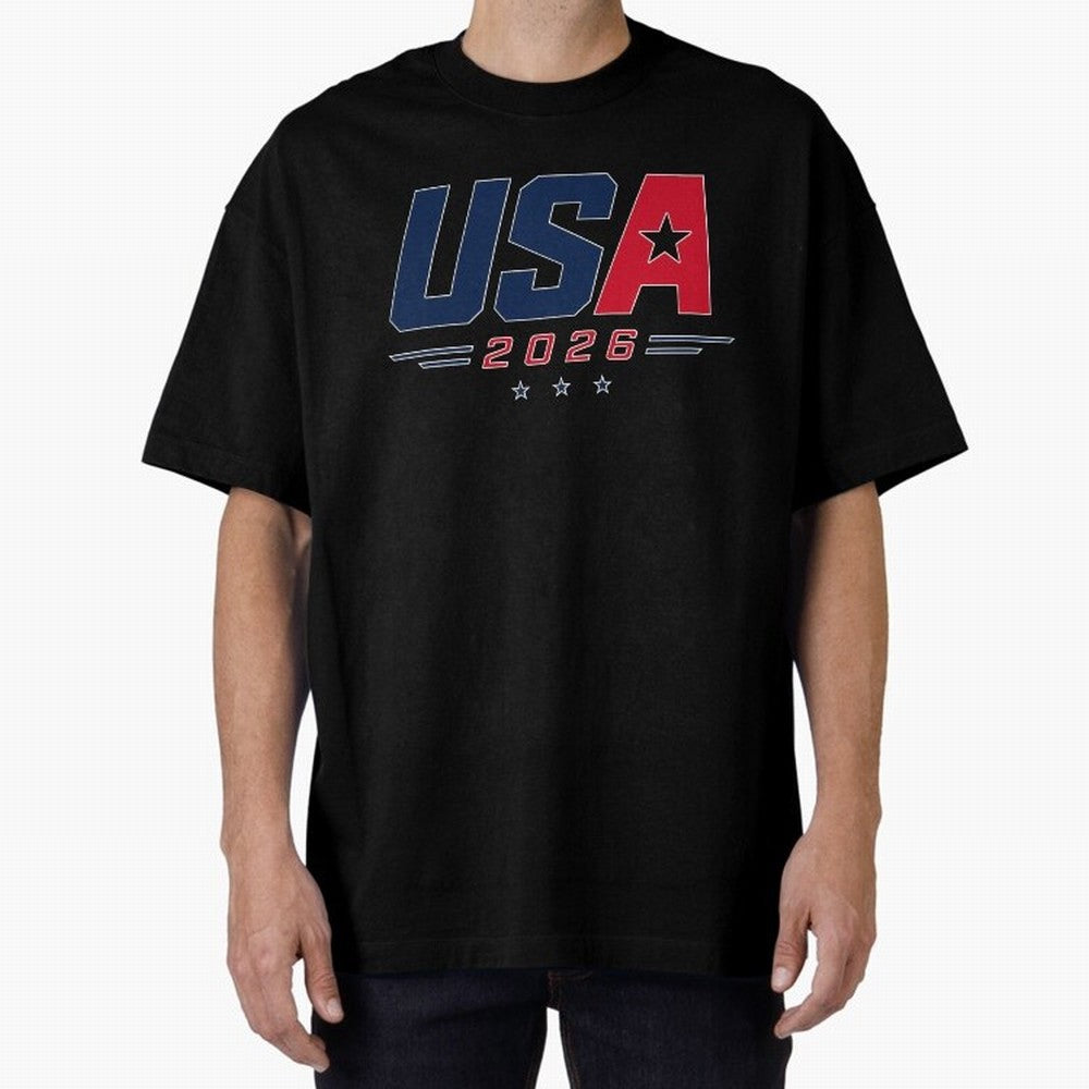 USA 2026 Soccer Fan Shirt | American Football Supporter Minimal Design Classic T-Shirt Unlock FIFA World Cup 2026 USA Canada Mexico Made for CR7 and Messi, England, France and Netherlands Energy, Football Festival Excitement, Trophy Ambitions,