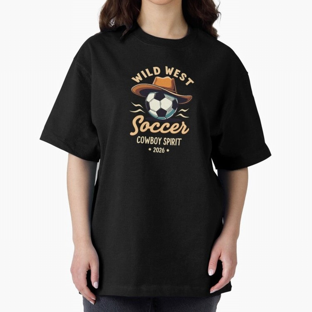 Wild West Soccer Cowboy Spirit World Cup 2026 Classic T-Shirt Bring Bold Fan Energy to FIFA World Cup 2026 Group Stage for Fans of Neymar, Haaland and Cristiano Ronaldo and Spain and Netherlands, Bringing Goal Celebration Energy, Supporter