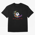Football Striker Goal Celebration - Just One Kick Classic T-Shirt Join FIFA World Cup 2026 for Fans of CR7 and Portugal, Spain and Germany, Bringing Champion Mindset, Group Stage Buzz, Knockout Tension and Passionate Fan Culture; Ideal for Football