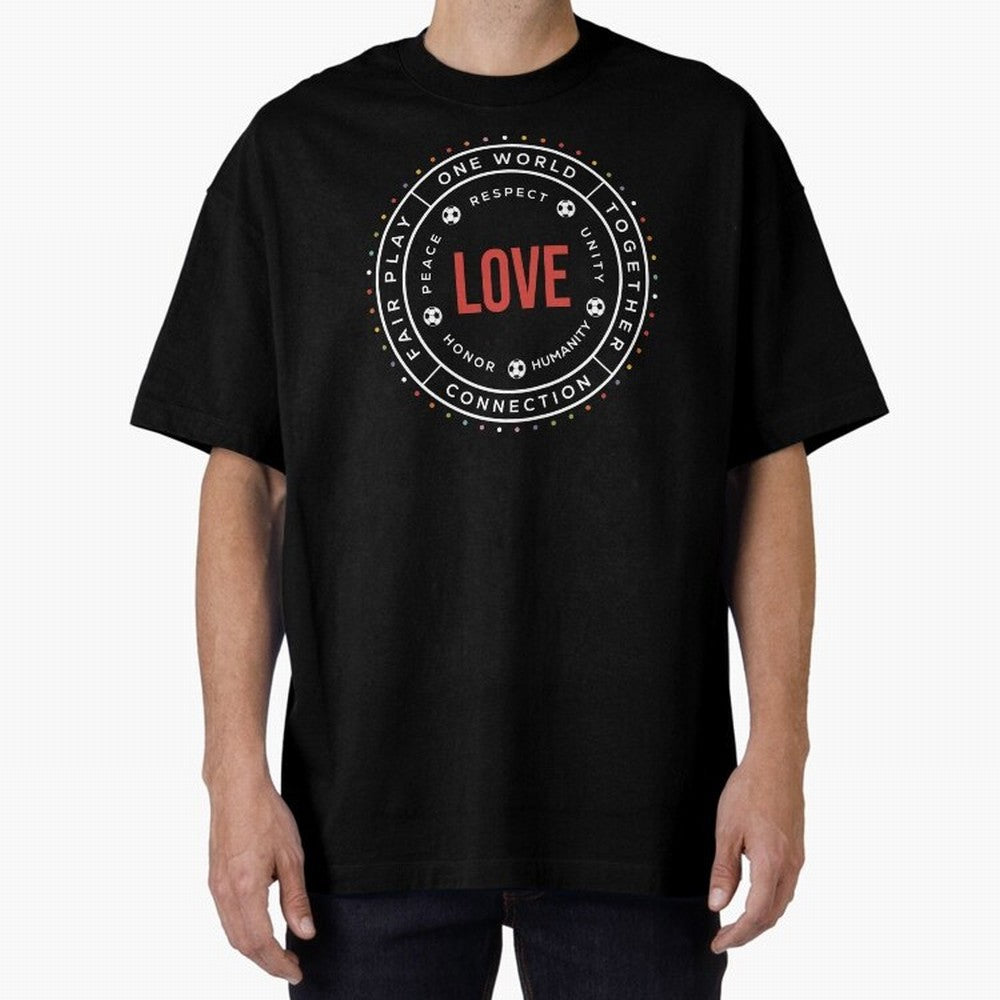 One World One Game ¡ª Soccer World Cup 2026 Love Unity Design Classic T-Shirt Support Iconic Players in Match Day Hype around FIFA World Cup 2026 Group Stage, Cristiano Ronaldo, Spain, Football Passion, Legendary Performances, Festival Vibes and