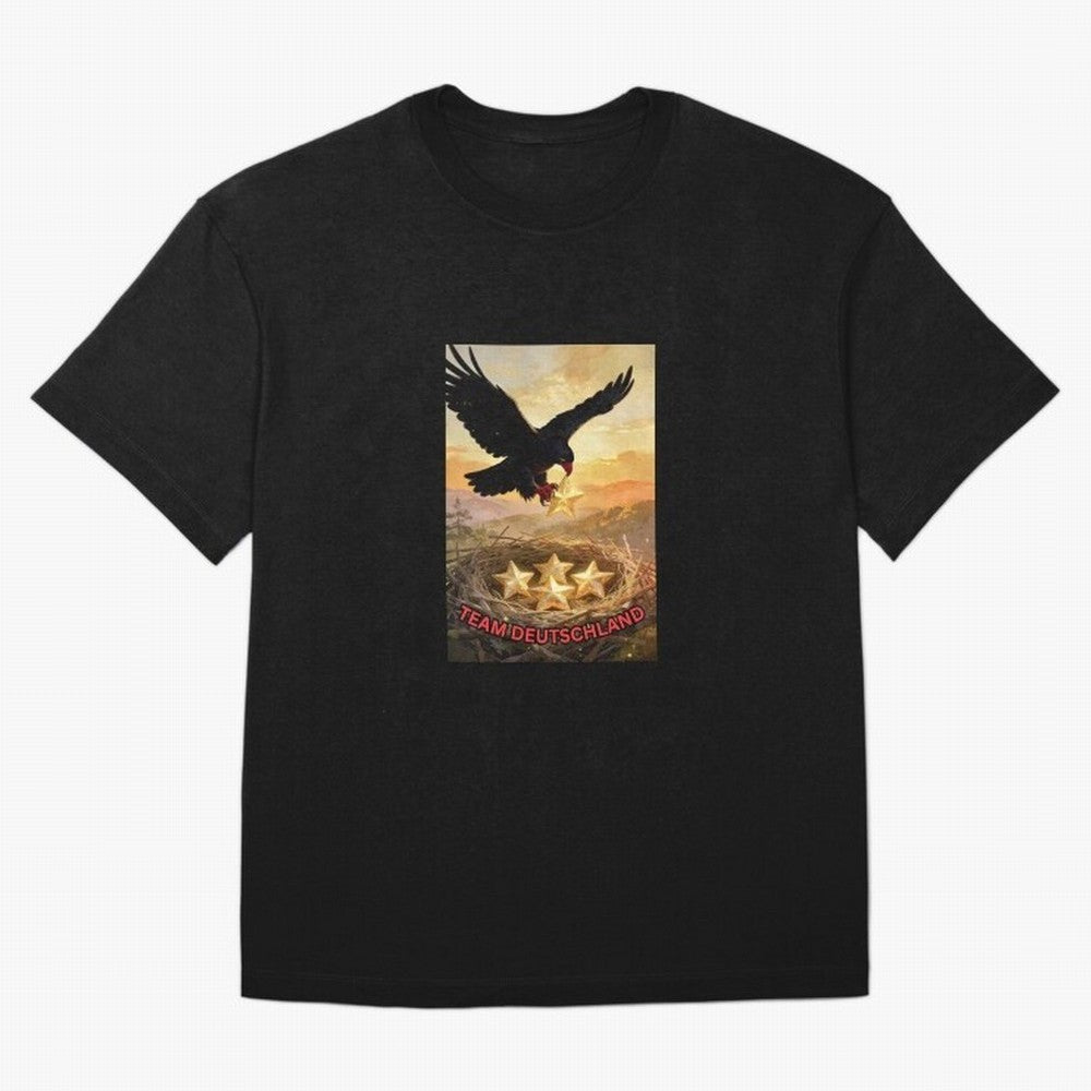 TEAM GERMANY with eagle's nest and 4 stars Classic T-Shirt Carry the Colors and Pride of FIFA World Cup 2026 for Fans of Messi, CR7 and Mbappe and England and Germany, Bringing Game Day Rituals, Football Legends, Country Pride and the Road to the