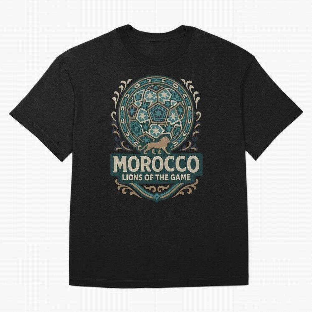Morocco Lions Of The Game Classic T-Shirt Join FIFA World Cup 2026 Made for Haaland, England Energy, Football Festival Excitement, Trophy Ambitions, Country Rivalries and Star Player Buzz; Perfect for People Who Love Argentina, Brazil, France,