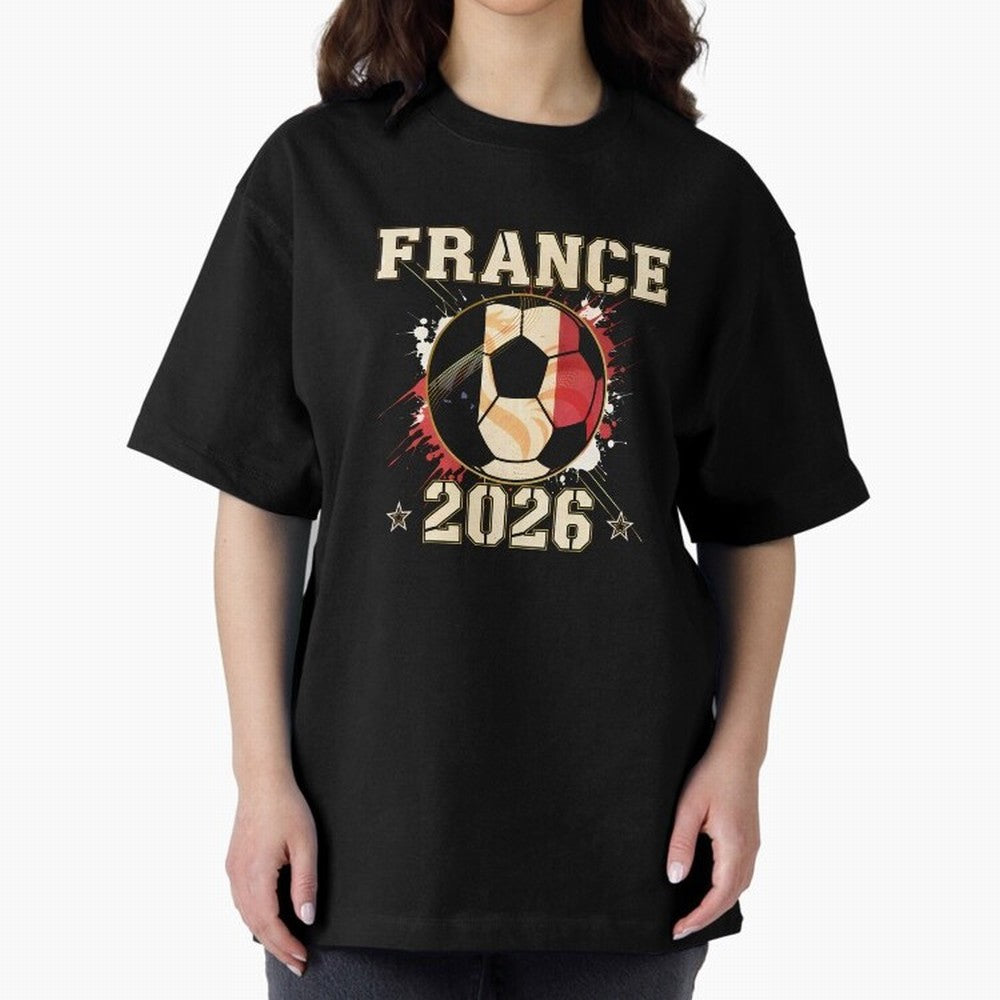 Front Print France Soccer World Cup 2026 - French Fan Gift T-Shirt_84561762 Classic T-Shirt Create Match Day Hype around FIFA World Cup 2026 Group Stage, Messi, Germany, Goal Celebration Energy, Supporter Heritage, Football Icons and Worldwide