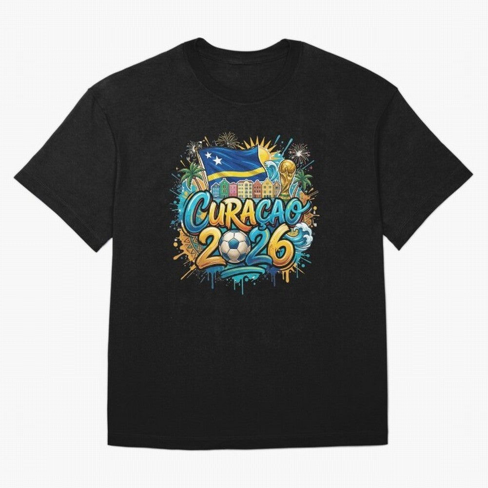 Curacao World Cup 2026 Football Legacy Classic T-Shirt Bring Global Tournament Vibes to Match Day Hype around FIFA World Cup 2026, CR7 and Messi, Germany, Tournament Hype, Historic Matchups, Family Viewing Parties and Global Sports Pride; Perfect