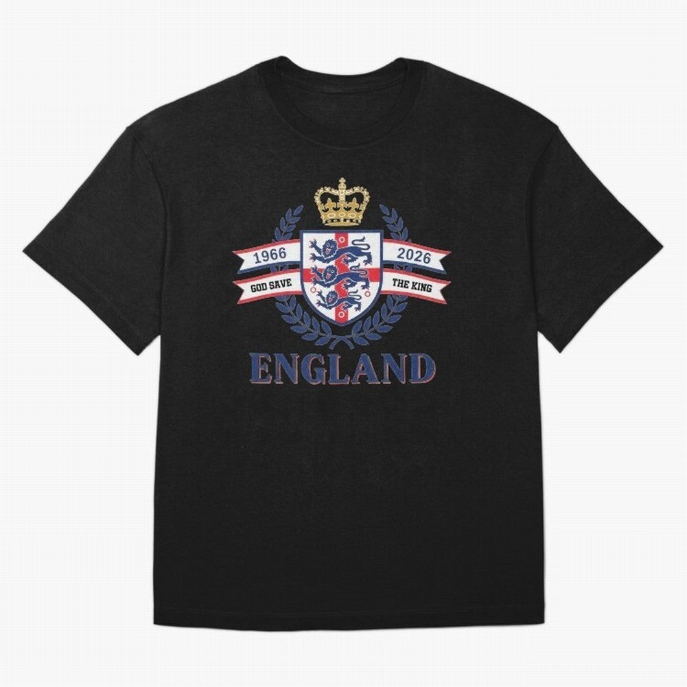 Royal England Football Spirit Classic T-Shirt Relive the Noise and Pride of FIFA World Cup 2026 Inspired by Messi, CR7 and Mbappe, Argentina and Brazil Energy, Classic Soccer Heritage, Championship Pressure, Fan Loyalty and International Pride;
