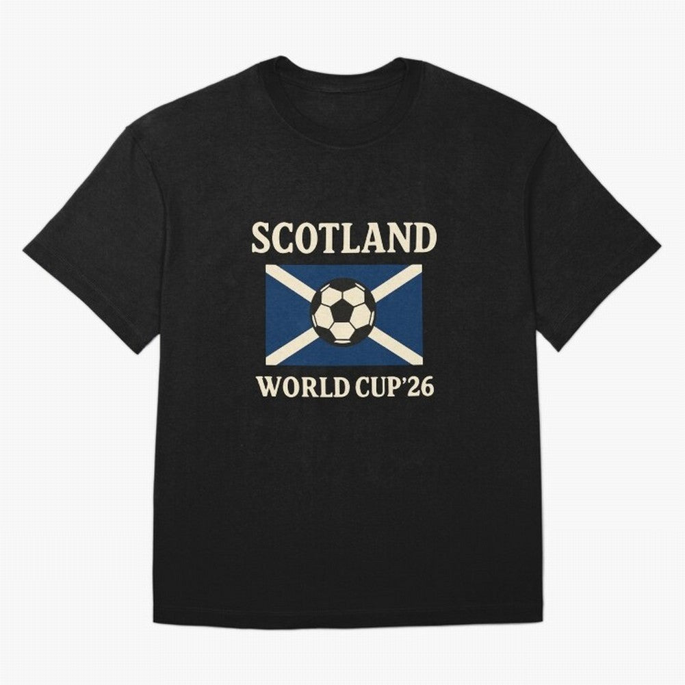 Scotland World Cup 2026 Oversized T-Shirt Show Support during Global Football Passion for FIFA World Cup 2026, Built around Neymar, England and Germany, Stadium Memories, Football Loyalty, International Chants and Championship Tradition; Ideal for