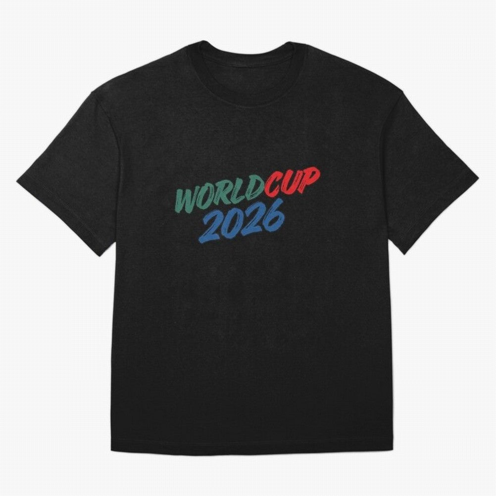 World Cup 2026 Oversized T-Shirt Show Your Love for Match Day Hype around FIFA World Cup 2026, Haaland and Mbappe, Spain and Netherlands, Soccer Culture, Superstar Moments, National Team Dreams and Competitive Fire; Ideal for Football Dads,