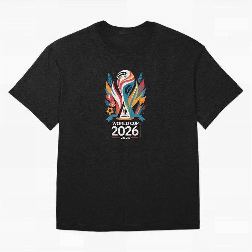 USA World Cup 2026 Football Fan T-Shirt_84827790 Oversized T-Shirt Celebrate Fan Culture around FIFA World Cup 2026 Group Stage Connected to Mbappe, France and Portugal Energy, Global Supporter Spirit, Legendary Goals, National Colors and