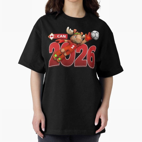 2026 World Cup Canada Oversized T-Shirt Celebrate Supporters United by Match Day Hype around FIFA World Cup 2026 USA Canada Mexico, Neymar, Haaland and Cristiano Ronaldo, Spain, Fan Favorite Moments, National Team Passion, Big Match Drama and