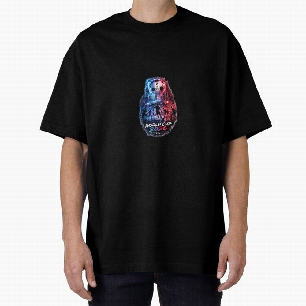 Copy of World Cup 2026 ¨C United Passion ?? | Neon Football Design Oversized T-Shirt Turn Up for the FIFA World Cup 2026 Group Stage Journey through Messi and Cristiano Ronaldo Highlights, Netherlands Pride, Game Day Rituals, Football Legends,