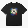 Football soccer Oversized T-Shirt Get Ready for Global Football Passion for FIFA World Cup 2026 USA Canada Mexico, Driven by Cristiano Ronaldo, Spain, Football Festival Excitement, Trophy Ambitions, Country Rivalries and Star Player Buzz; Perfect