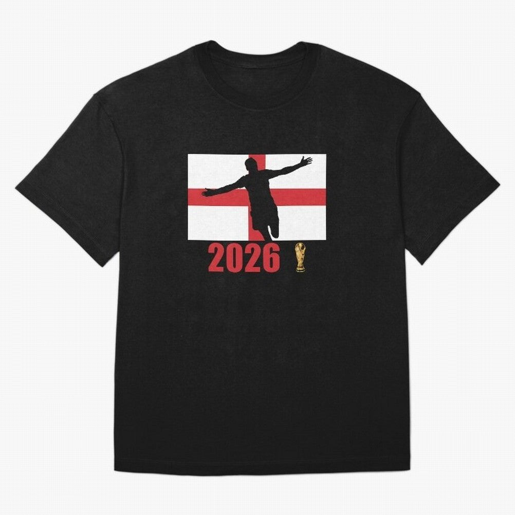 England World Cup 2026 T-Shirt_84815873 Oversized T-Shirt Make Every Match About Match Day Hype around FIFA World Cup 2026, Haaland and Mbappe, Spain and Netherlands, Vintage Soccer Flavor, Modern Football Stars, National Flags and Final Night