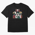World Cup 2026 USA Canada Mexico Host Mascots Oversized T-Shirt Stand with Match Day Hype around FIFA World Cup 2026, Messi, Portugal, Spain and Germany, Stadium Memories, Football Loyalty, International Chants and Championship Tradition; Created