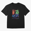 Host Nations Cultural Splash Art Oversized T-Shirt Show Your Love for FIFA World Cup 2026 USA Canada Mexico Highlighting CR7 and Messi, Argentina and Brazil Energy, Football Festival Excitement, Trophy Ambitions, Country Rivalries and Star Player