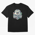 North America United Soccer 2026 Vintage Crest Oversized T-Shirt Create FIFA World Cup 2026 Centered on Messi, CR7 and Mbappe, Portugal Energy, Football Festival Excitement, Trophy Ambitions, Country Rivalries and Star Player Buzz; Created for