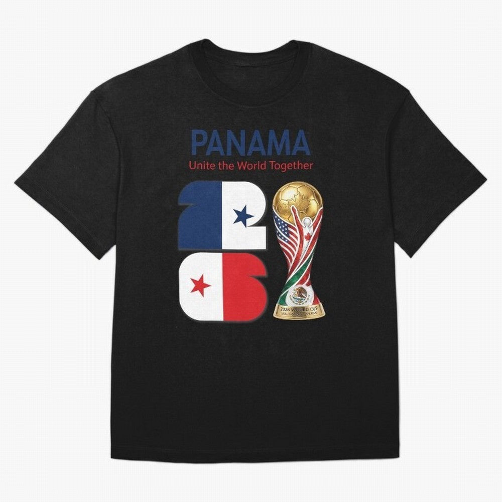 World Cup 2026, IMG 026, PANAMA 001 Oversized T-Shirt Remember Iconic Moments from FIFA World Cup 2026 with Mbappe, Netherlands Energy, Worldwide Fan Energy, Dramatic Goals, Stadium Lights and Championship Celebrations; Great for Supporters Who