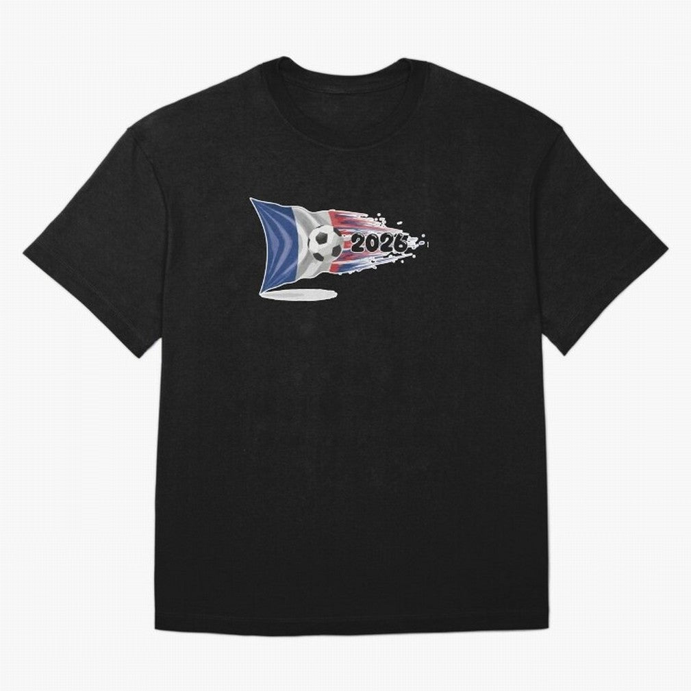 France Soccer 2026 Fan Tee: Bleu-Blanc-Rouge Flag Football Design | Perfect Gift for World Cup Fans! Oversized T-Shirt Support the Legends of FIFA World Cup 2026 USA Canada Mexico Spirit, Inspired by Brazil, Portugal and Argentina, Messi, Neymar
