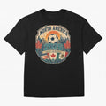 USA Canada Mexico Soccer Cup Oversized T-Shirt Honor FIFA World Cup 2026 USA Canada Mexico for Fans of CR7 and Brazil, Portugal and Argentina, Bringing Tournament Hype, Historic Matchups, Family Viewing Parties and Global Sports Pride; Created for
