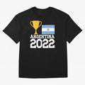 Argentina World Cup Soccer Football 2022, Argentina Soccer Jersey Argentinian Football, Argentina, Argentinian, Qatar World Cup 2022 Oversized T-Shirt Share FIFA World Cup 2026 USA Canada Mexico Filled with Haaland and Mbappe, Argentina and Brazil