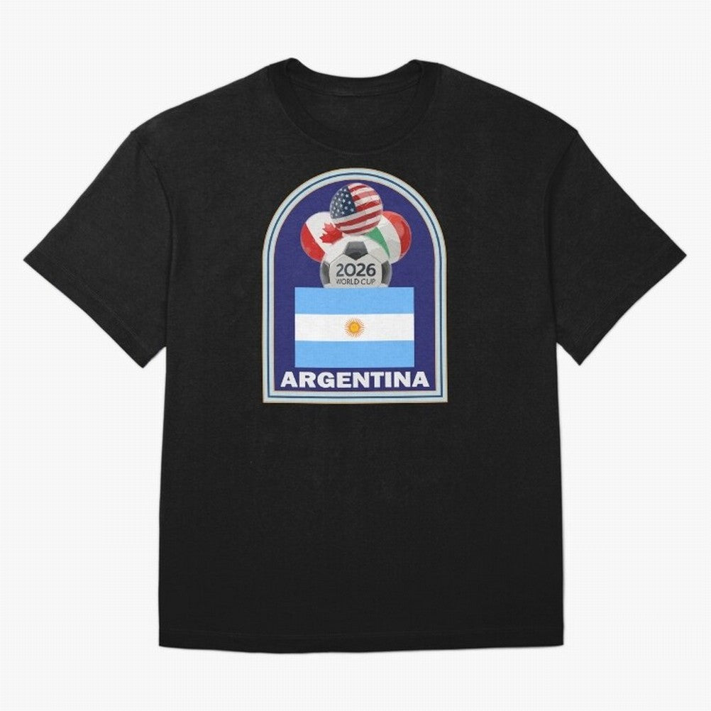 Argentina 2026 Soccer T-shirt Oversized T-Shirt Remember Iconic Moments from FIFA World Cup 2026 for Fans of Neymar, Haaland and Cristiano Ronaldo and Germany, Bringing Football Passion, Legendary Performances, Festival Vibes and Supporter