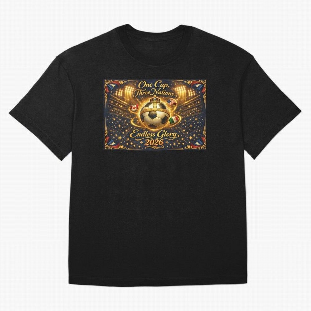 2026 World Cup Celebration inpired by renaissance art Oversized T-Shirt Feel the Trophy Chase of FIFA World Cup 2026 Group Stage for Fans of Cristiano Ronaldo and Spain, Bringing Football History, Final Match Energy, Crowd Noise and Once in a