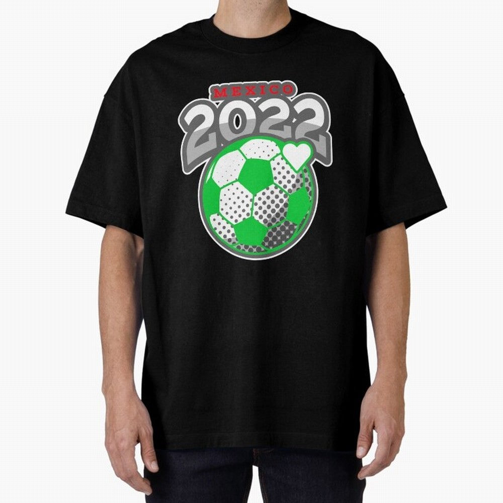 Mexico Futbol 2022 , Futbol Soccer Oversized T-Shirt Upgrade Global Football Passion for FIFA World Cup 2026 USA Canada Mexico, Highlighting Cristiano Ronaldo, Haaland and CR7, England, France and Netherlands, Supporter Pride, Iconic Celebrations,